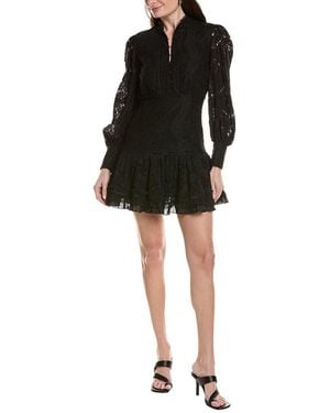 Bardot Olessia Lace Mini Dress - Black