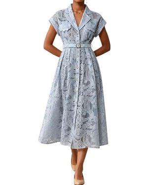 Vincent Shirt Dress - Blue