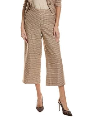 tyler boe Payton Houndstooth Crop Pant - Natural