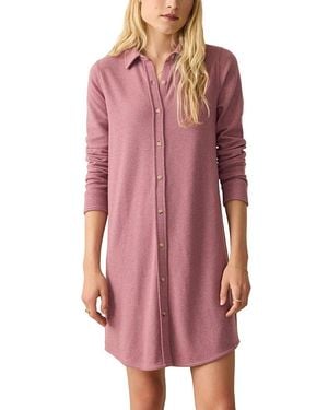 Faherty Legend Sweater Dress - Red