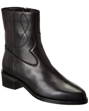 Aquatalia Gaetanna Weatherproof Leather Boot - Black