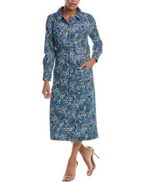 Jude Connally Uma Corduroy Shirtdress - Blue