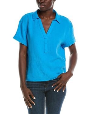 Chrldr Andrea Polo Shirt - Blue