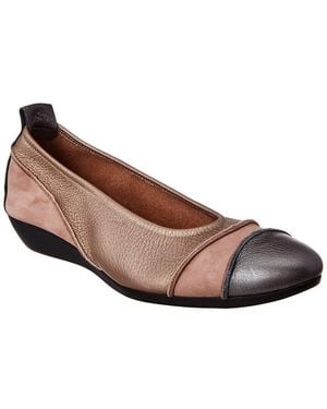 Arche Onanya Leather Flat - Brown