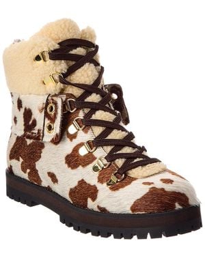 Odissi Haircalf Boot - Brown
