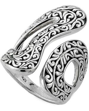 Samuel B. Silver Balinese Ring - White