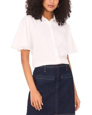 Vince Camuto Collar Button Shirt - White