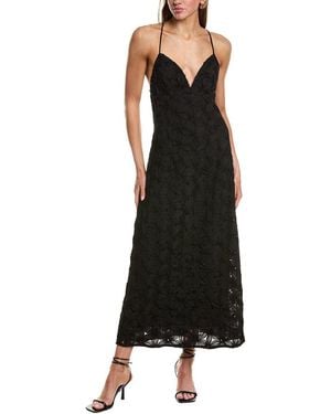 Endless Rose Lace Spaghetti Strap Maxi Dress - Black