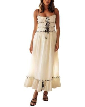 ENJOY PETRA Midi Dress - Natural