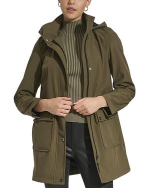 DKNY Hooded Softshell Jacket - Green