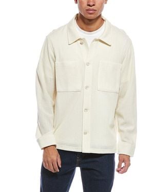 Todd Synder X Champion Herringbone Knit Wool-Blend Shirt - White