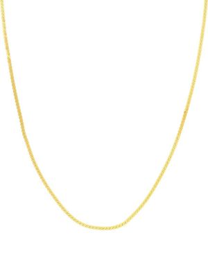 HAWLEY ST 14K Serpentine Necklace - Metallic