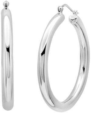 MaxColor Dangle Earrings - White