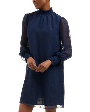 Draper James Long Sleeve Mini Dress - Blue