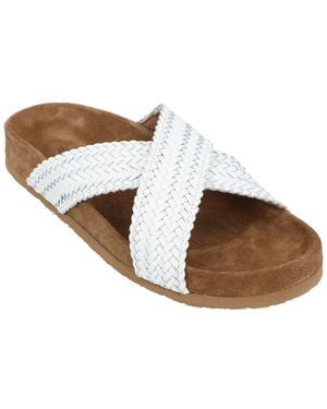 Dragon Diffusion Leather Sandal - Brown