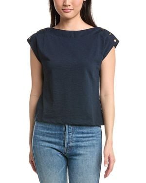 Nation Ltd Brooks Boatneck Top - Blue