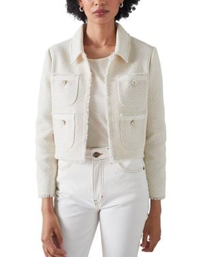 LK Bennett L.K.Bennett Ada Wool-Blend Jacket - White