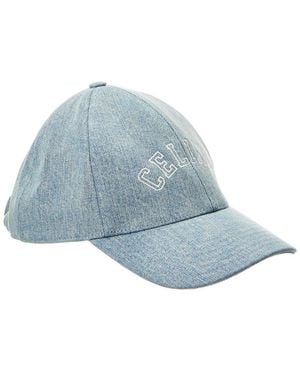 Celine Logo Baseball Cap - Blue