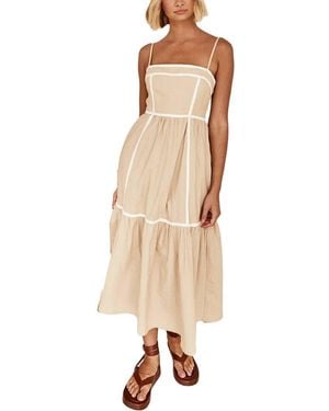 DELI S Midi Dress - Natural