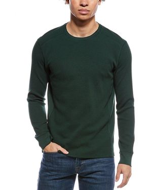 Vince Thermal Crewneck Sweatshirt - Green