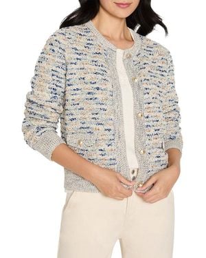 NIC+ZOE Petite Always Shining Knit Jacket - Grey