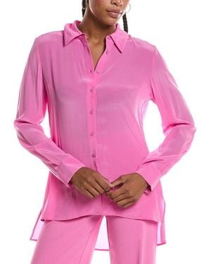 Diane von Furstenberg Ellie Silk Blouse - Pink