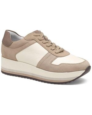 Johnston & Murphy Gracie Leather Trainer - White