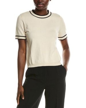 Vince Camuto Tipping Sweater - White