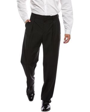 Valentino Wool & Mohair-Blend Pant - Black