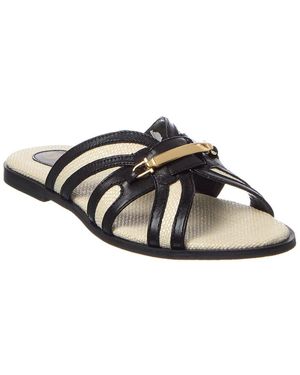 M by Bruno Magli Preta Leather Sandal - Black