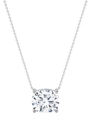Lab Grown Diamonds 14K 5.00 Ct. Tw. Lab-Grown Diamond Necklace - Metallic