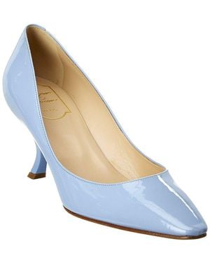 Roger Vivier Patent Pump - Blue