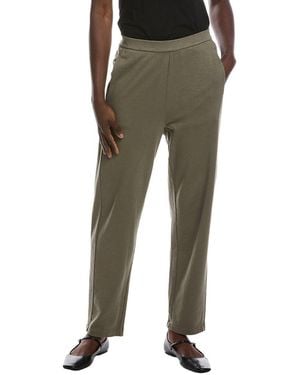 Eileen Fisher Slouch Ankle Pant - Green