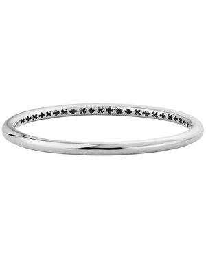 Non-Branded 14k Hollow Oval Bangle Bracelet - Multicolour
