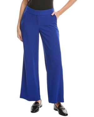 Tahari Petite Crepe Pant - Blue