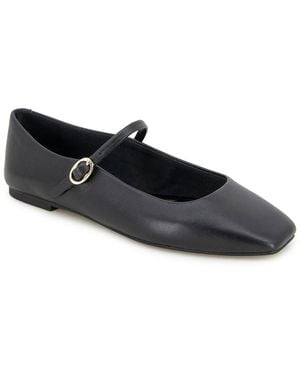 Kenneth Cole Jasper Leather Flat - Black
