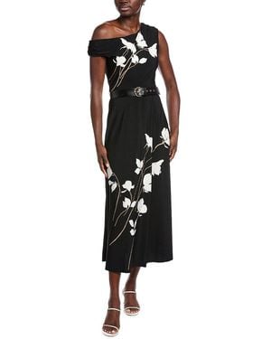 Taylor Printed Maxi Dress - Black