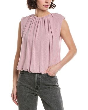 Michael Stars Cindy Bubble Top - Red