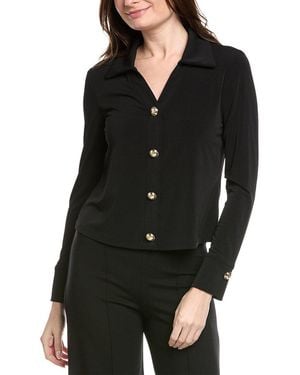 Joseph Ribkoff Button Top - Black