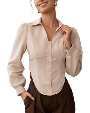 VERA DOLINI Shirt - Natural