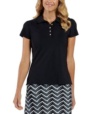 Jude Connally Angelica Polo Top - Black