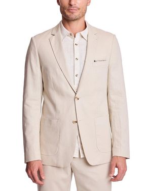 Paisley & Gray Dover Linen-Blend Jacket - Natural