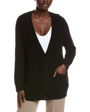 Eileen Fisher Button Knit Cashmere-Blend Cardigan - Black