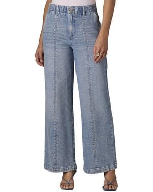 Wit & Wisdom Light Artisanal Emma Skyrise Wide Leg Jean - Blue