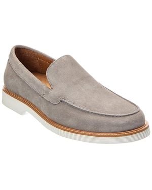 Donald J Pliner Fifer Suede Loafer - White