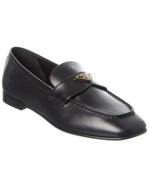 Prada Leather Loafer - Black