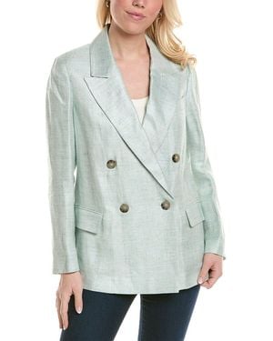 Peserico Linen-Blend Jacket - Gray