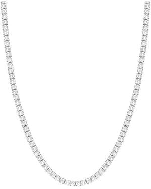 Diana M. Jewels Diana M. Fine Jewellery 14K 10.00 Ct. Tw. Lab Grown Diamond Tennis Necklace - White