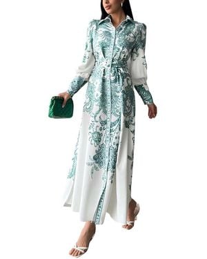 WELLWAY Maxi Dress - Blue