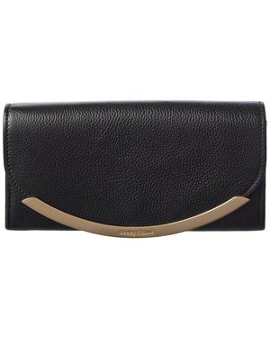 See By Chloé Lizzie Leather Continental Wallet - Black